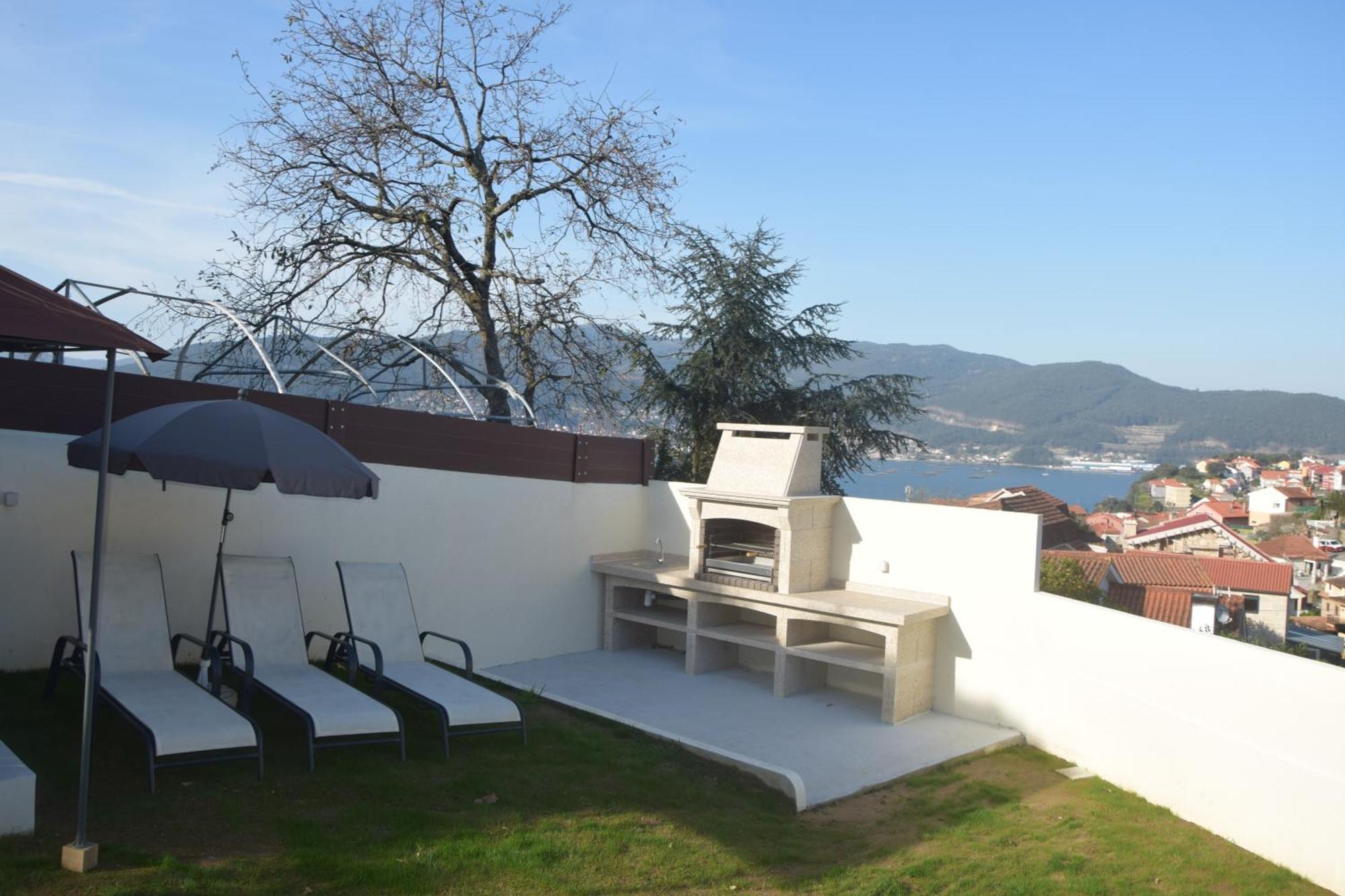 Casa En Chapela, Con Vistas A La Ria De Vigo Villa ภายนอก รูปภาพ
