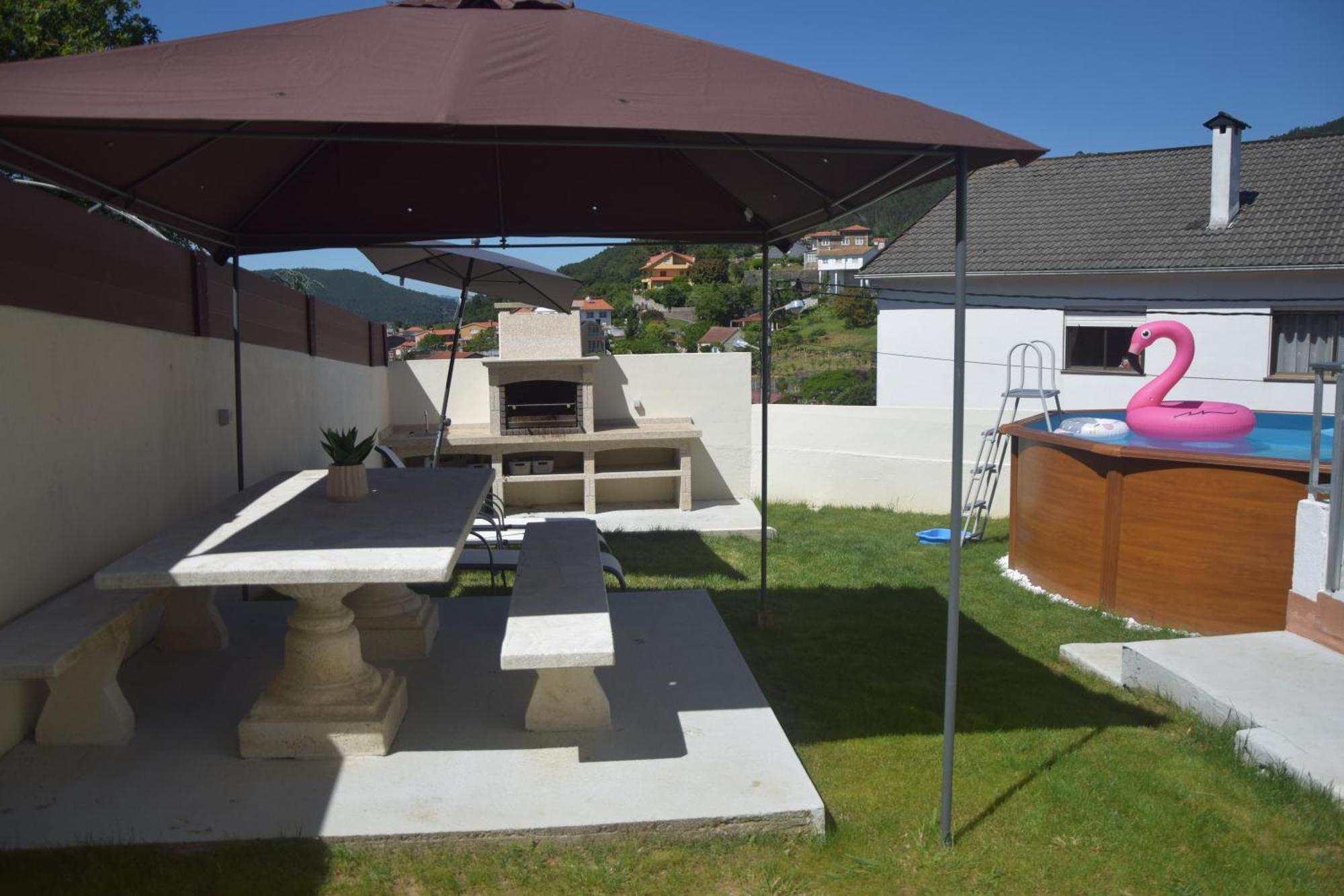 Casa En Chapela, Con Vistas A La Ria De Vigo Villa ภายนอก รูปภาพ